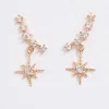 Best Memu Earrings In Rose Gold With Drop Star Jewellery|Hens Night