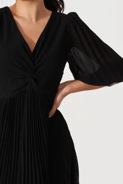 Fashion Moritz Maxi Dress In Black Chiffon Dresses|Cocktail