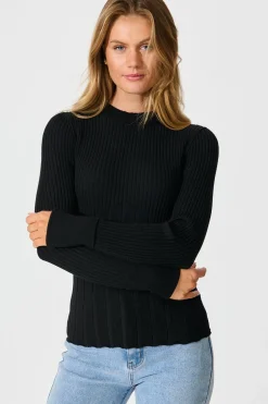 Online Mystical Knit in Black Knitwear|Knitwear