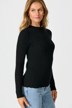 Online Mystical Knit in Black Knitwear|Knitwear