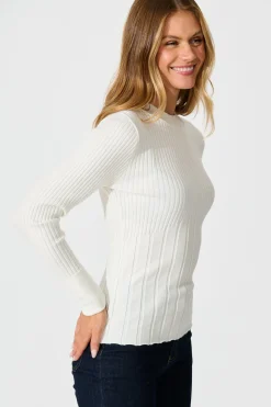 Discount Mystical Knit in White Knitwear|Knitwear