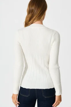 Discount Mystical Knit in White Knitwear|Knitwear