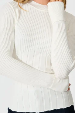 Discount Mystical Knit in White Knitwear|Knitwear