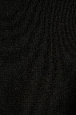 Fashion Nerida Off Shoulder Knit Top in Black Tops|Knitwear