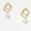Online Nessie Drop Earrings In Gold Jewellery|Engagement Party