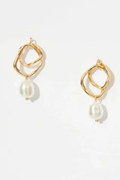 Online Nessie Drop Earrings In Gold Jewellery|Engagement Party
