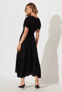 Hot Nevada Maxi Dress In Black Dresses|Casual