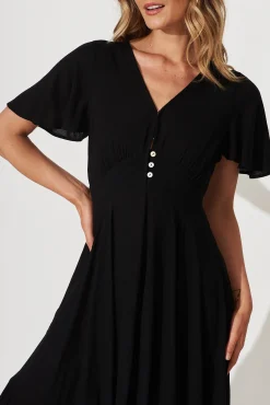 Hot Nevada Maxi Dress In Black Dresses|Casual