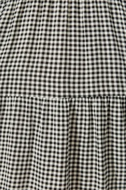 Fashion Neveen Smock Dress in Black Gingham Dresses|Casual
