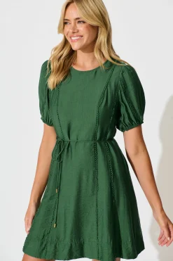 Best Nia Dress in Green Dresses|Casual