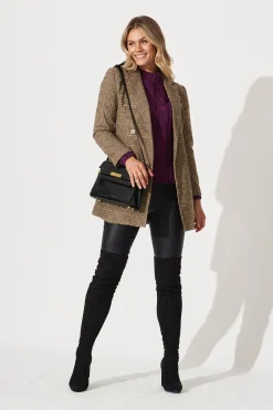 Sale Notting Knit In Dark Purple Knitwear|Knitwear