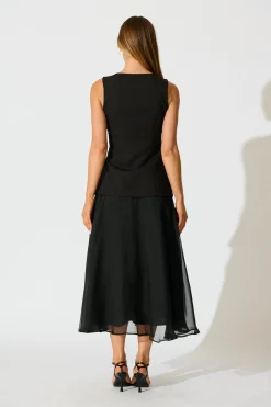 Outlet Oceana Maxi Dress in Black Dresses|Party