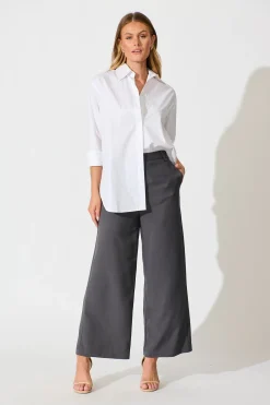 Sale Office Talk Pant in Charcoal Bottoms|Pants