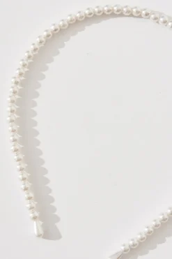 Fashion Pearl Headband In White Hair Accessories|Wedding Guest
