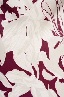 New Petal Maxi Dress in Plum and White Floral Dresses|Party