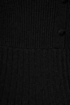Best Poised Perfection Knit Dress in Black Dresses|Knitwear