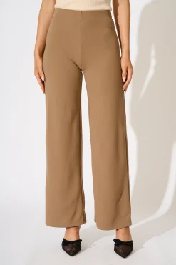Fashion Power & Poise Pant in Beige Bottoms|Pants