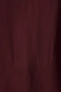 Outlet Pristine Top in Wine Satin Tops|Workwear