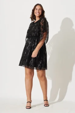 Fashion Prosecco Sequin Dress in Black Dresses|Party