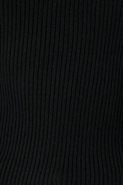 Online Radiant Tank Top in Black Cotton Blend Tops