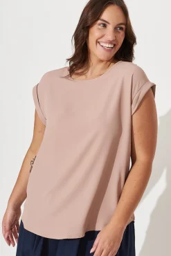 New Rejina Top In Mocha Tops|Workwear