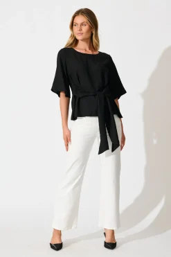 Discount Rhapsody Top in Black Tops|Workwear
