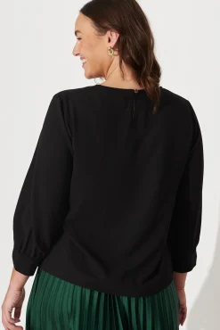Fashion Rhiah Top In Black Tops|Workwear