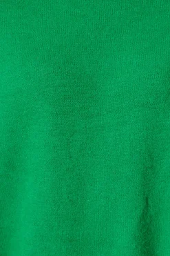 Hot Rochelle Knit In Green Wool Blend Knitwear|Knitwear