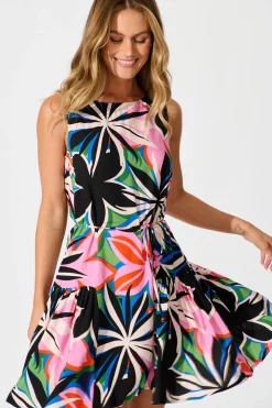 Hot Rosita Dress in Black Multi Dresses|Casual