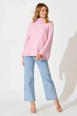 Sale Ruby Knit in Pink Knitwear|Knitwear
