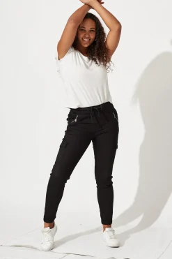 Fashion Ryder Jogger Pant In Black Bottoms