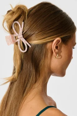 Online Sally Hair Claw in Blush Pink Hair Accessories
