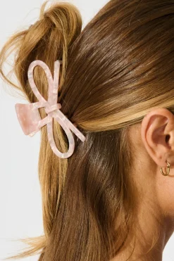 Online Sally Hair Claw in Blush Pink Hair Accessories