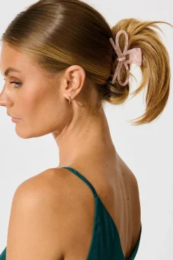 Online Sally Hair Claw in Blush Pink Hair Accessories