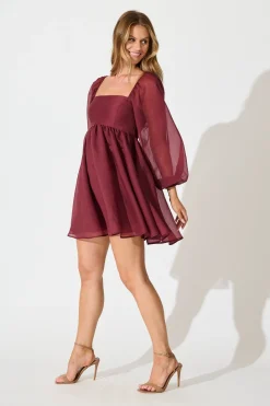 Fashion Seduction Dress in Wine Hens Night