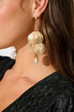 Best Selerina Drop Pendant Earrings in Rose Gold Jewellery|Wedding Guest