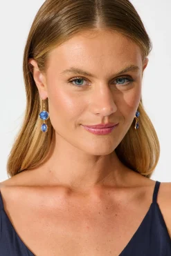 Sale Shauna Drop Earring in Navy Jewellery