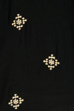 Discount Sherrie Shirt in Black Embroidery Tops|Casual