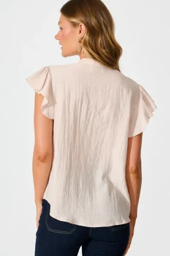 Best Sweetheart Shirt in Light Pink Cotton Blend Tops|Casual