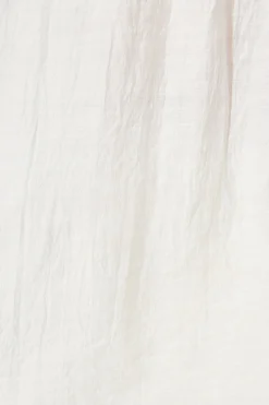 Outlet Sweetheart Shirt in White Cotton Blend Tops|Casual