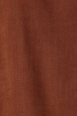 Sale Tiami Cami Top In Chocolate Linen Blend Tops|Casual