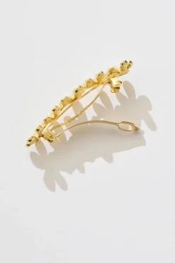 Sale Tiami Floral Hair Clip in Gold Hair Accessories