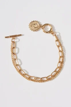 Clearance Vista Chain Bracelet In Gold Jewellery|Hens Night