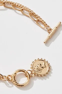 Clearance Vista Chain Bracelet In Gold Jewellery|Hens Night