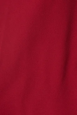 New Viviani Zip Top In Wine Tops|Workwear