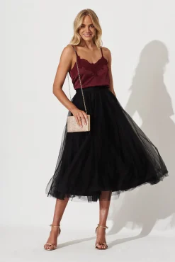 Sale Wannabe Tulle Skirt In Black Bottoms|Skirts & Shorts