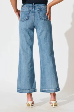Best Waverley High Rise Wide Leg Jean In Light Blue Denim Bottoms