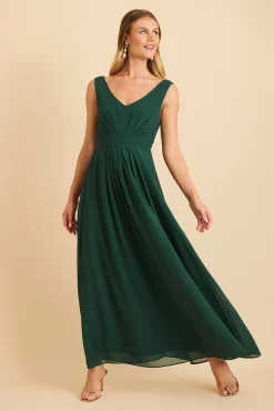 Outlet Wonderful Maxi Dress In Emerald Dresses|Formal