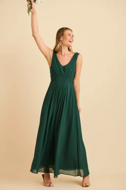 Outlet Wonderful Maxi Dress In Emerald Dresses|Formal