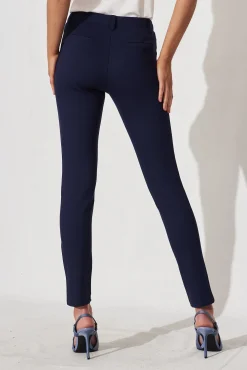 Online Workflow Skinny Pants In Navy Bottoms|Pants